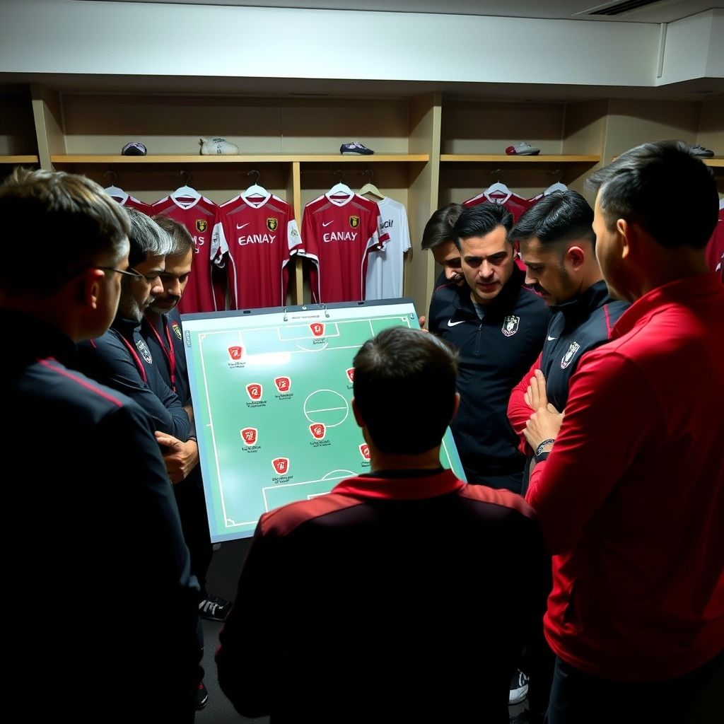 半岛体育app下载官网-阿尔艾因赛前战术会议，细节决定比赛胜负